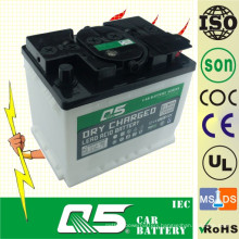 DIN55 12V55AH, Lead-Acid Dry Charged Car Battery